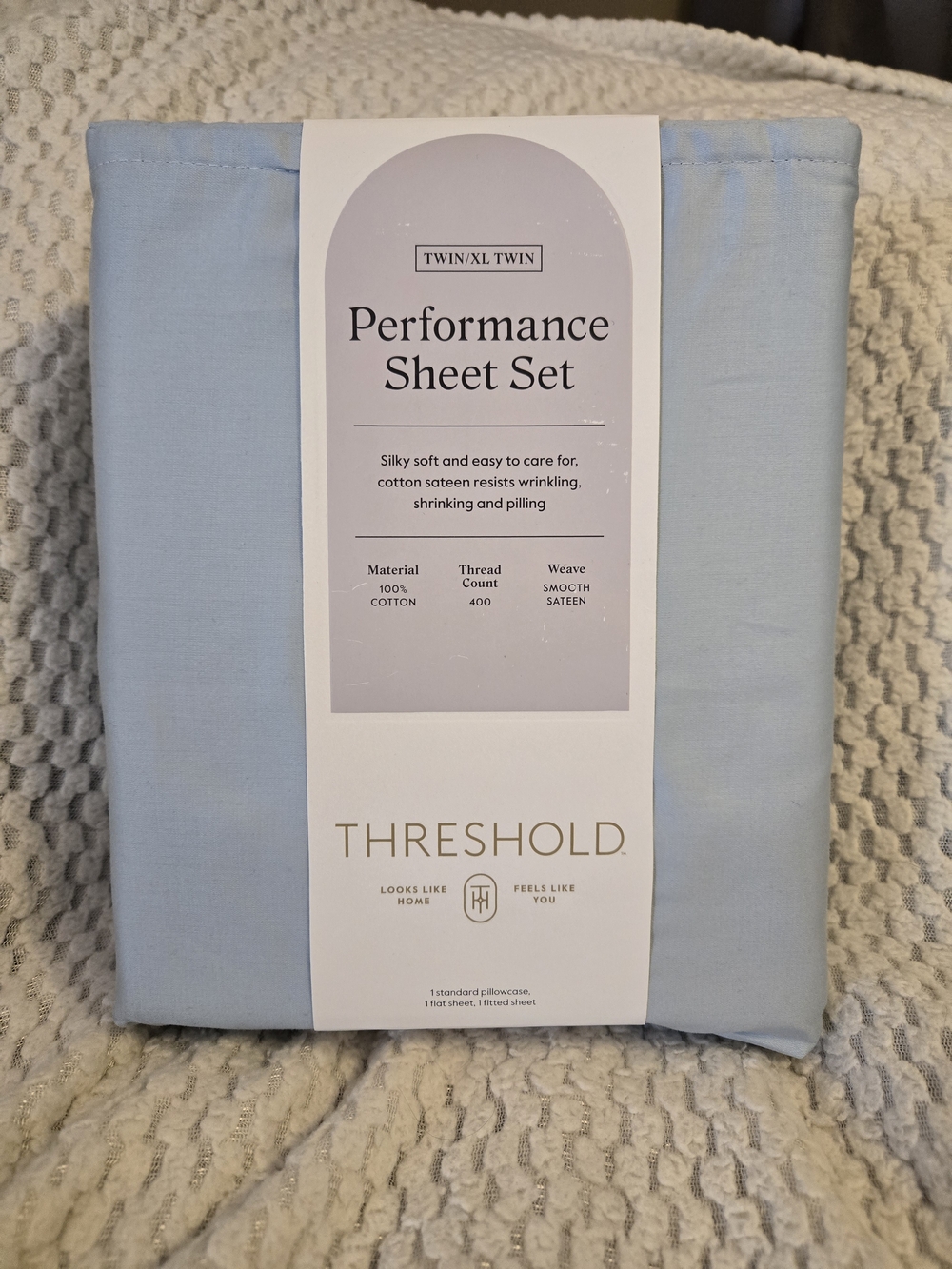Threshold Performance Sheet Set - Light Blue